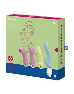 Подарунковий набір секс-іграшок Satisfyer Marvelous Four (м'ята упаковка!!!) SO6733-R фото