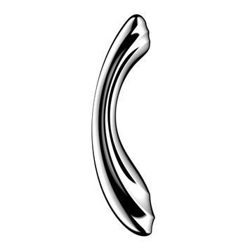 Металевий дилдо Satisfyer Pure Gravity 2, двосторонній, можна нагрівати й охолоджувати, дуже важкий SX3254 фото