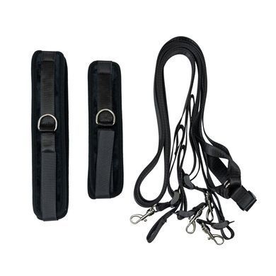 Розтяжка на ліжко Punishment - 5-Piece Bed Restraint Kit - Black SX2229 фото