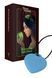 Мінівібратор &laquo;Сердечко&raquo; FairyGasm PleasureStone blue, 9 режимів, на шнурку SX0643 фото 1