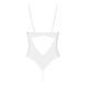 Еротичне боді з відкритим доступом Obsessive &mdash; Alissium Crotchless Teddy White SX0598 фото 4