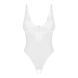 Еротичне боді з відкритим доступом Obsessive &mdash; Alissium Crotchless Teddy White SX0598 фото 3