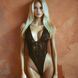 Мереживне боді зі шнурівкою Leg Avenue &mdash; Floral Lace Thong Teddy One Size Black SO7902 фото 3