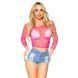 Сітчастий топ Leg Avenue &mdash; Long Sleeves T-Shirts One Size Pink SO9105 фото 3