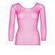 Сітчастий топ Leg Avenue &mdash; Long Sleeves T-Shirts One Size Pink SO9105 фото 6