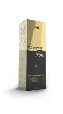 Розпродаж! Збуджувальний гель-вібратор в тубі з віброелементом Intt Orgasm Now 15мл (термін 01.2026) SO2924-R фото