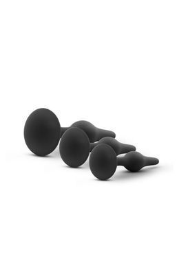 Набір анальних пробок Blush Luxe Beginner Plug Kit Black SX3071 фото