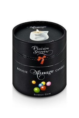 Розпродаж!!! Масажна свічка Plaisirs Secrets Bubble Gum 80 мл (термін 03.2026) SO1847-R фото