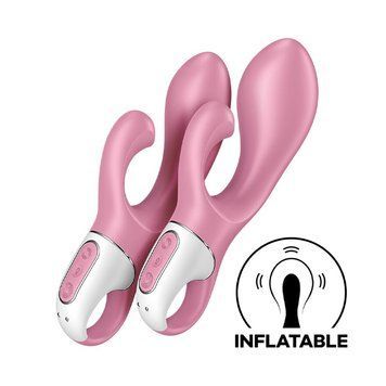 Вібростимулятор-кролик Satisfyer &mdash; Air Pump Bunny 2, надувається SO8412 фото