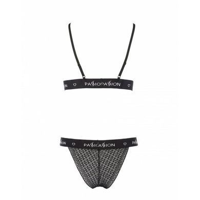 Комплект білизни Passion Exclusive GLAMISS SET L/XL, black PS27101 фото