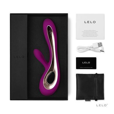 Вібратор-кролик LELO &mdash; Soraya 2 Deep Rose, 12 режимів вібрації, до 4 годин роботи SO8111 фото