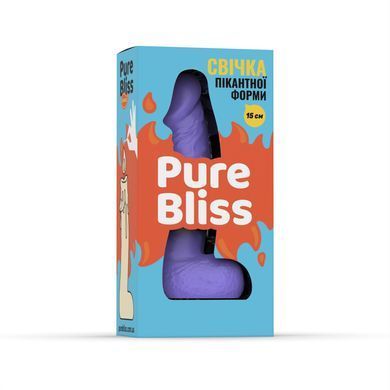 Свеча в виде члена Pure Bliss MINI Violet 15 см SX1649 фото