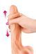 Фалоімітатор із рухомою крайньою плоттю Real Body &mdash; Real Brad, діаметр 4,5 см, TPE SO1889 фото 2