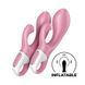 Вібростимулятор-кролик Satisfyer &mdash; Air Pump Bunny 2, надувається SO8412 фото 1