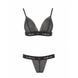 Комплект білизни Passion Exclusive GLAMISS SET L/XL, black PS27101 фото 3
