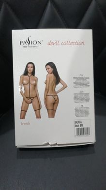Портупея-стрепы на все тело Passion Exclusive BRENDA S/M, black (мятая упаковка!!!) PS26902-R фото
