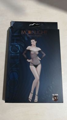 Сітчасте боді зі стразами Moonlight Model 09 XS-L Black (м'ята упаковка!!!) SO6342-R фото