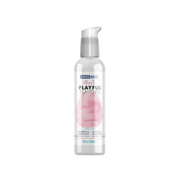 Зігрівальна змазка Swiss Navy 4 in 1 &mdash; Cotton Candy (118 мл) Солодка вата SX1355 фото