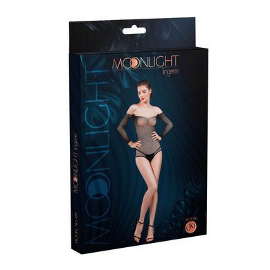 Сітчасте боді зі стразами Moonlight Model 09 XS-L Black (м'ята упаковка!!!) SO6342-R фото