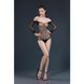 Сітчасте боді зі стразами Moonlight Model 09 XS-L Black (м'ята упаковка!!!) SO6342-R фото 1