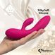 Гнучкий вібратор-кролик FeelzToys &mdash; Lea Rabbit Vibrator Rubine Red з двома моторами SO4432 фото 4