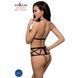 Відвертий боді з елементами стреп Passion Exclusive JADE BODY XXL/XXXL, black PS27403 фото 2