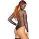 Фетиш-боді з закритим обличчям Leg Avenue &mdash; Rhinestone Net Hooded Teddy One Size Black SO8605 фото 2