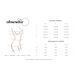 Мереживне боді з високими вирізами Obsessive &mdash; Lobellis Teddy Black SX1015 фото 7