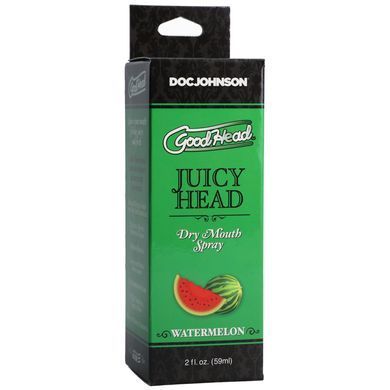 Зволожувальний спрей оральний Doc Johnson GoodHead &ndash; Juicy Head Dry Mouth Spray &ndash; Watermelon 59мл SO6067 фото