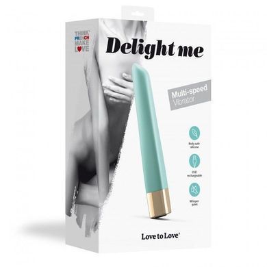 Потужний мінівібратор Love To Love Delight Me Menthe з м'яким кінчиком, 16 режимів роботи SO3084 фото