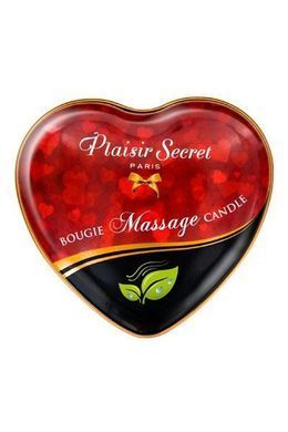 Распродажа!!! Массажная свеча сердечко Plaisirs Secrets Natural (35 мл) (срок годности 09.2025) SO1863-R фото