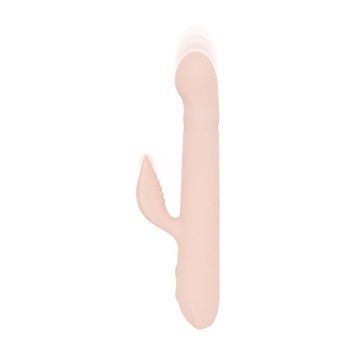 Вібратор-кролик Good Vibes Only &mdash; SHAI Thrusting Vibrator Soft Silicone - Pink SX3073 фото