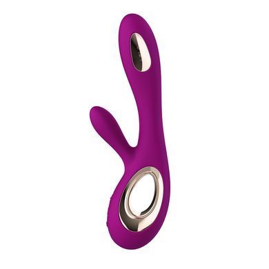 Вібратор-кролик LELO &mdash; Soraya Wave Deep Rose, манливі рухи стовбура SO8113 фото