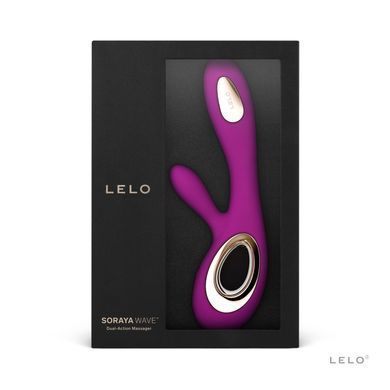 Вібратор-кролик LELO &mdash; Soraya Wave Deep Rose, манливі рухи стовбура SO8113 фото