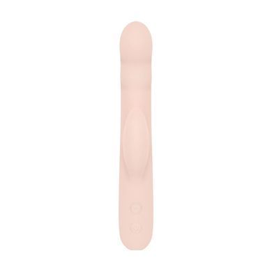 Вібратор-кролик Good Vibes Only &mdash; SHAI Thrusting Vibrator Soft Silicone - Pink SX3073 фото