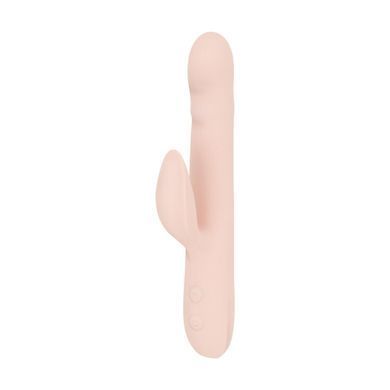 Вібратор-кролик Good Vibes Only &mdash; SHAI Thrusting Vibrator Soft Silicone - Pink SX3073 фото
