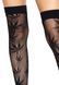 Панчохи з малюнком Leg Avenue 420 Net thigh highs Black SO9159 фото 3