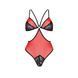 Напівпрозоре боді з мереживом Passion &mdash; Peonia Body Red SO8460 фото 3