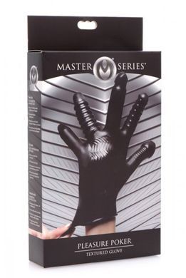 Рукавичка з різними текстурами Master Series Pleasure Poker Textured Glove (м'ята упаковка!!!) SX1183-R фото