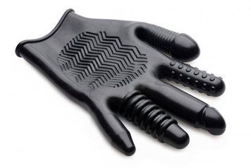 Рукавичка з різними текстурами Master Series Pleasure Poker Textured Glove (м'ята упаковка!!!) SX1183-R фото