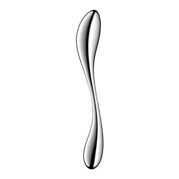 Металевий дилдо Satisfyer Star Force 3, двосторонній, можна нагрівати та охолоджувати, дуже важкий SX3258 фото