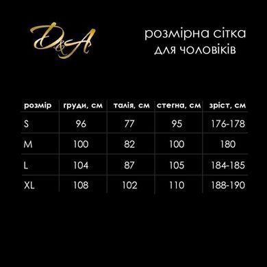 Чоловіче сітчасте боді D&A, XL, короткий рукав SO9573 фото