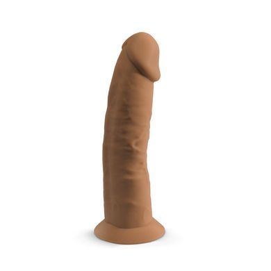 Фалоімітатор SilexD Henry Caramel (MODEL 2 size 7.5in), двошаровий, силікон + Silexpan, діаметр 4,8 см SX3434 фото
