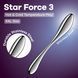 Металевий дилдо Satisfyer Star Force 3, двосторонній, можна нагрівати та охолоджувати, дуже важкий SX3258 фото 6