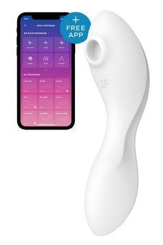 Вакуумний смарт-стимулятор із вібрацією Satisfyer Curvy Trinity 5 (White) (м'ята упаковка!!!) SO6725-R фото