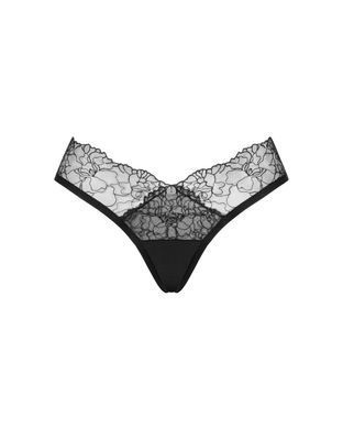 Сітчасті трусики під омбре Obsessive Bella Rou panties M/L SO7856 фото