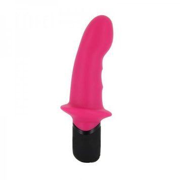Вібратор Dorcel &mdash; Mini Lover Magenta з обмежувачем, для точки G і масажу простати MD1038 фото