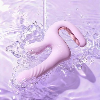 Смарт-пульсатор Magic Motion Magic Duet Purple, подвійний, 10 режимів пульсації, 10 режимів вібрації SX4293 фото