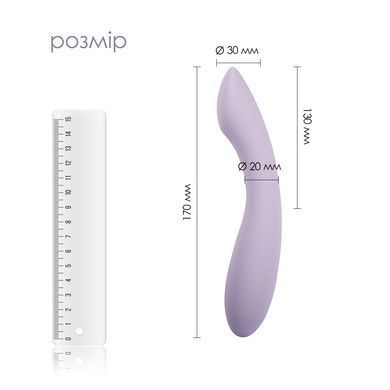Вібратор Svakom &mdash; Amy 2 Pastel Lilac для точки G з інтелектуальним режимом  SO8770 фото