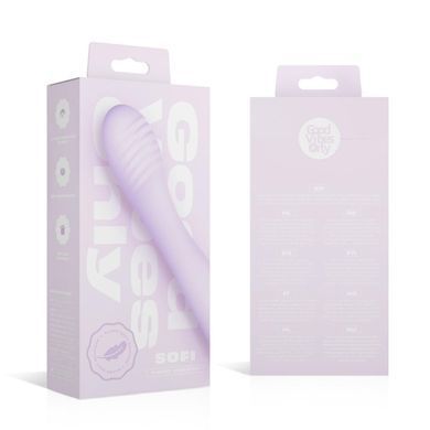Вібратор Good Vibes Only &mdash; SOFI G-Spot Vibrator Soft Silicone - Purple SX3075 фото